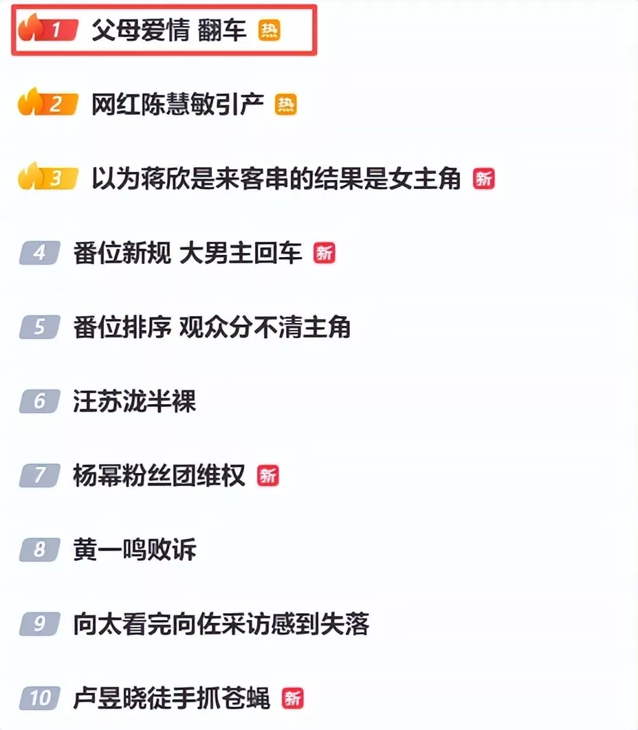 闹大了！《父母爱情》跌落神坛，遭大批网友审判