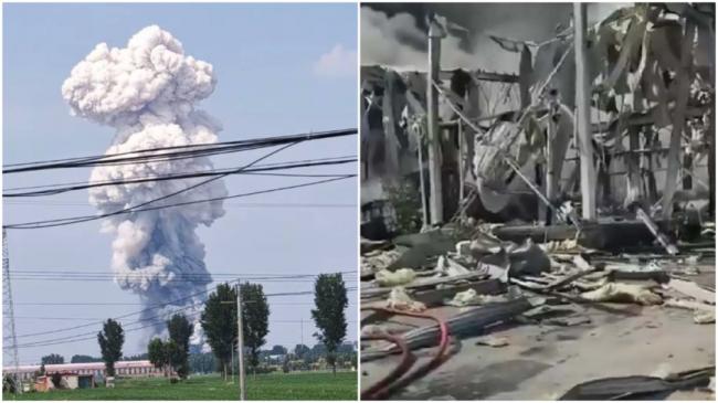 河北工厂大爆炸被夷为平地 消息遭封杀 河北工厂大爆炸被夷为平地 消息遭封杀