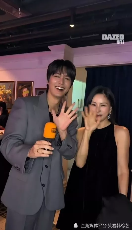 高小英与李敏镐同框致意,张东健藏蓝西装尽显自在气息