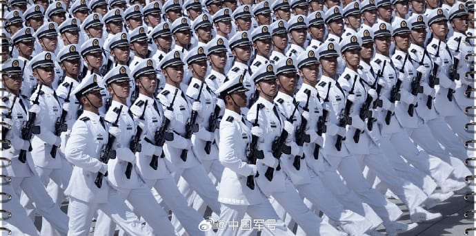 中國解放軍。圖為2025年93閱兵。 圖:翻攝「微博」@中國軍號